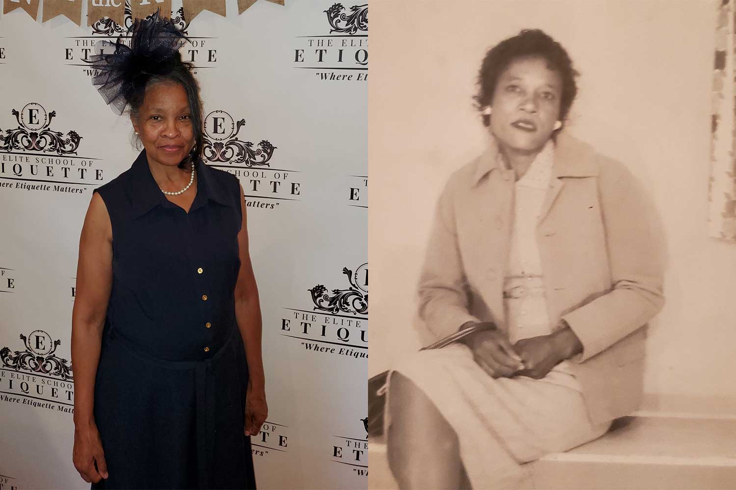 Gloria Robinson and grandmother