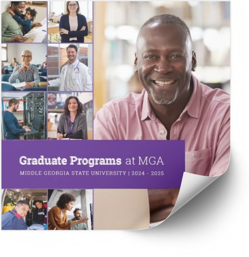 cover page of the MGA Graduate School viewbook PDF
