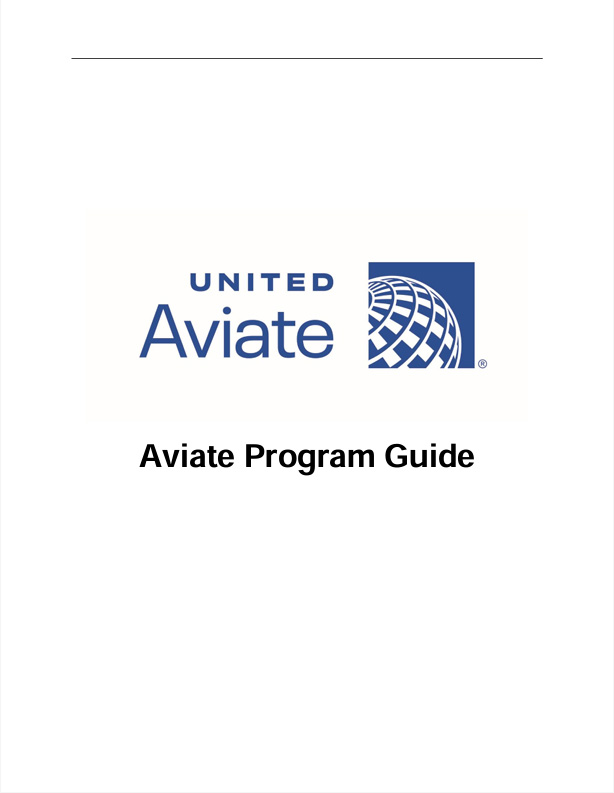 Aviate Program guide