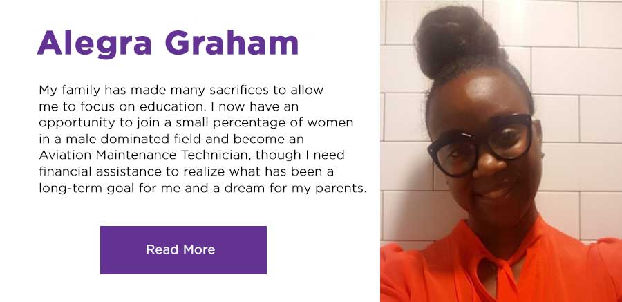 Alegra Graham, read her story. click here.