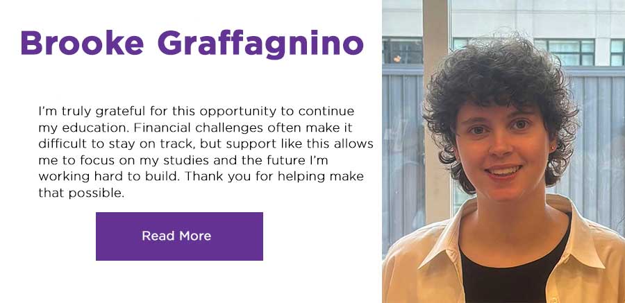 Brooke Graffagnino, read her story. click here.