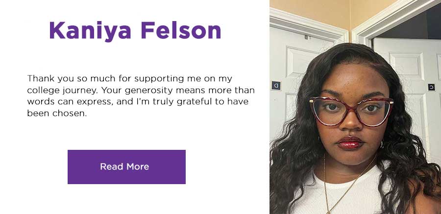 Kaniya Felson, read her story. click here.