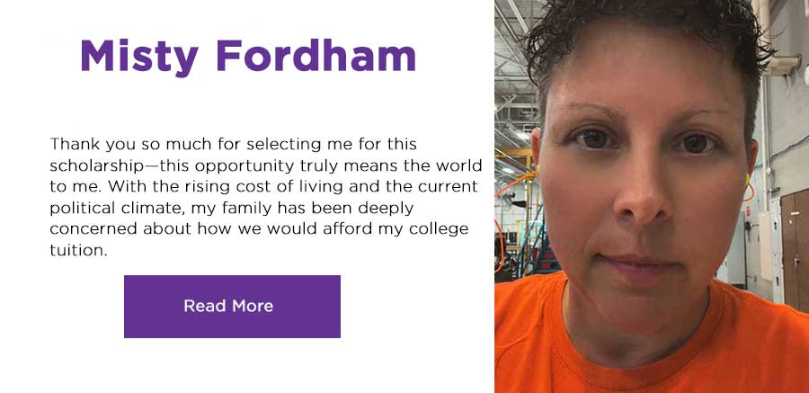 Misty Fordham, read her story. click here.