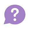 a question mark icon