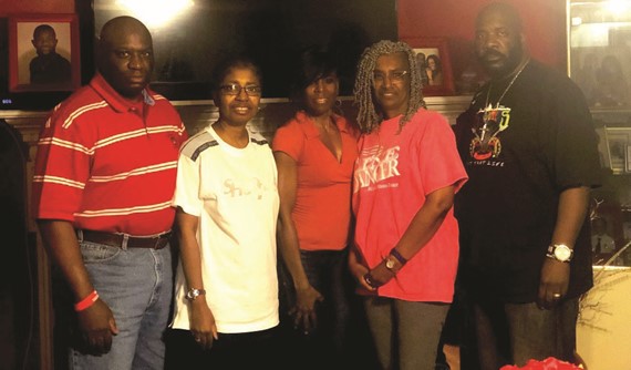 From left to right: Kevin Henry, Lisa Henry, Michele Henry, Ava Stanley and Paul Henry.