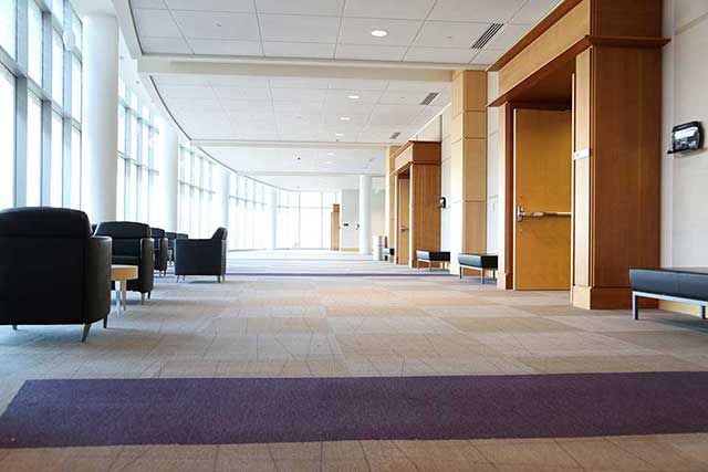 the prefunction lobby area