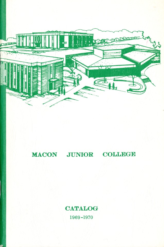1969 Macon Junior College Catalog cover