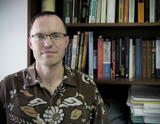 Dr. Andrew Reeves, associate professor of history at MGA.