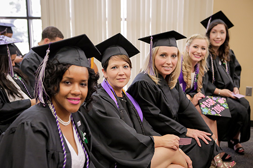 group of nursing graduates