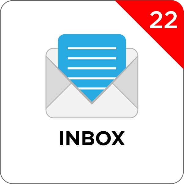 Email inbox icon