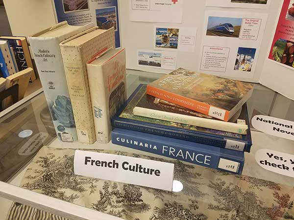 National French Week Display on the Macon Campus