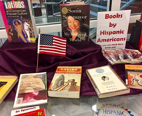 National Hispanic American Heritage Month Displays on the Macon and Dublin Campuses (2019)