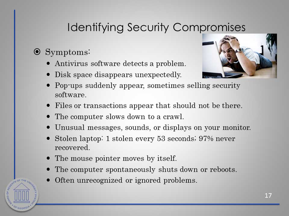 Security Awareness slide. Download PDF or PowerPoint for better accessibility.