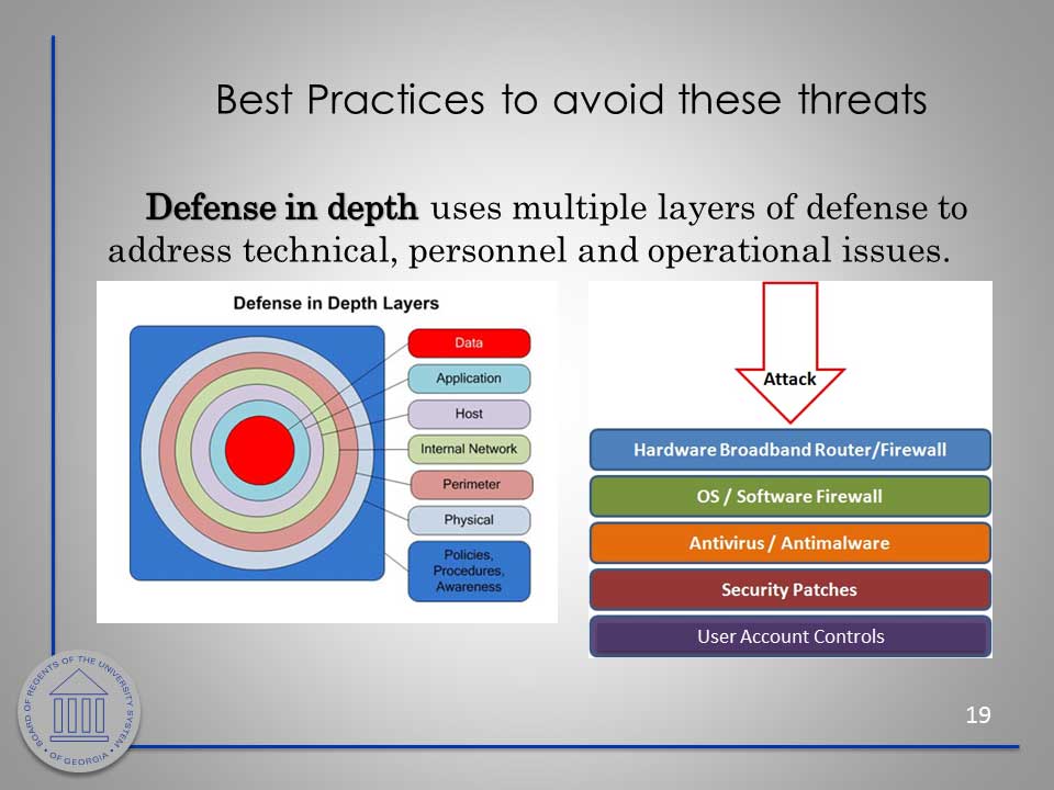 Security Awareness slide. Download PDF or PowerPoint for better accessibility.