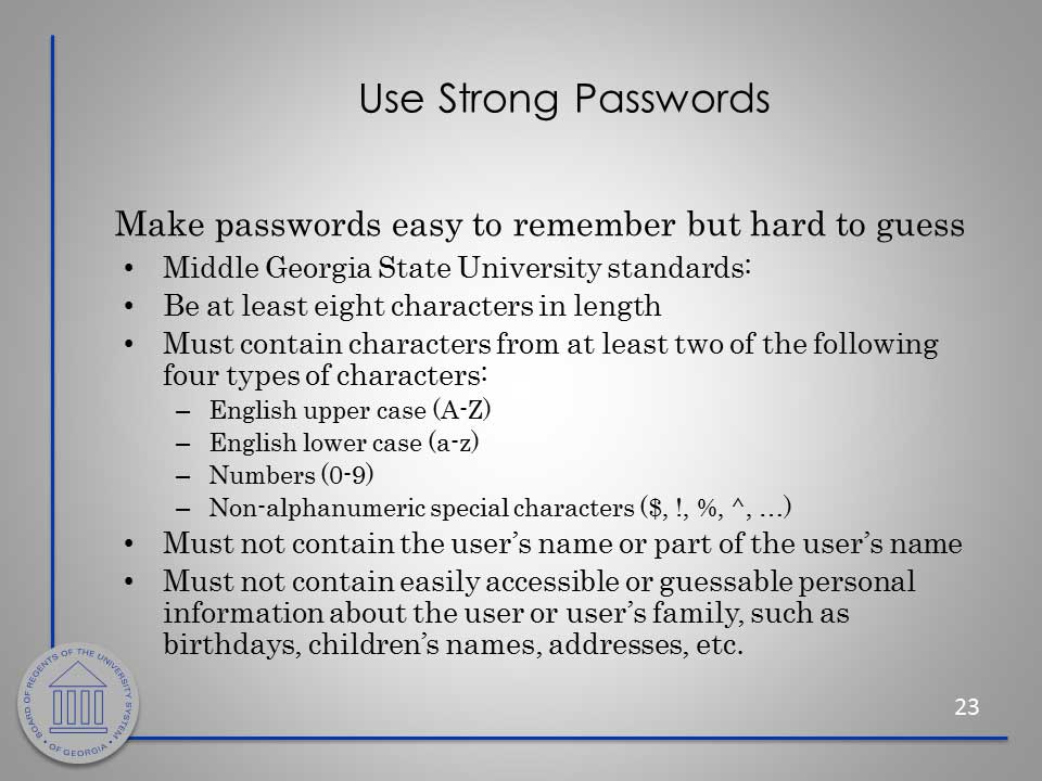 Security Awareness slide. Download PDF or PowerPoint for better accessibility.